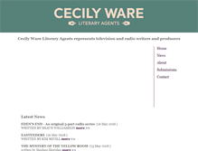 Tablet Screenshot of cecilyware.com